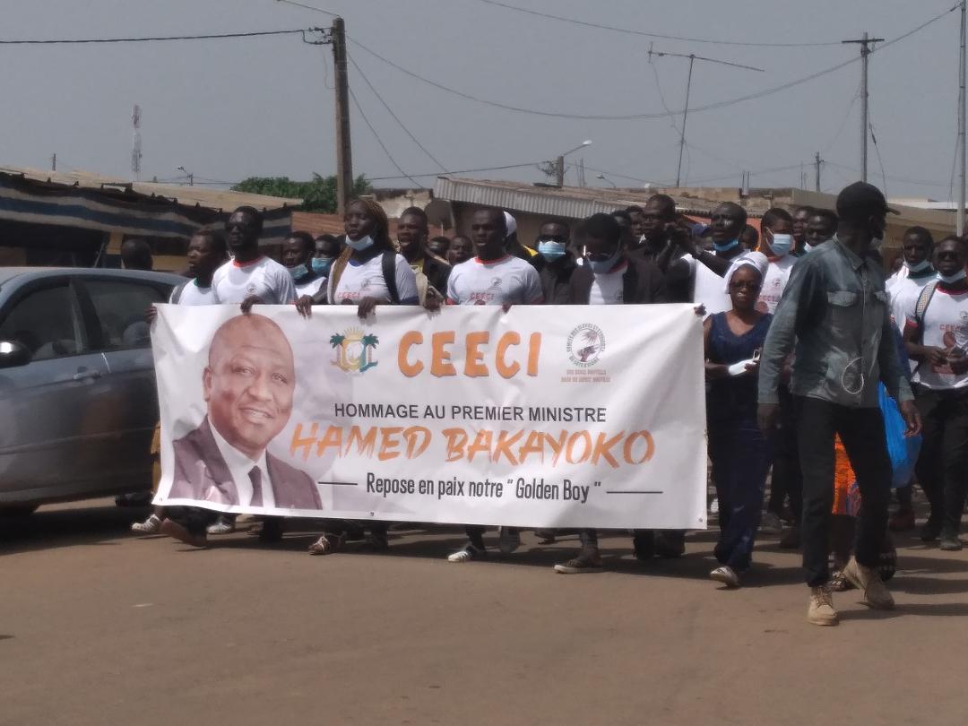 Funérailles  d&rsquo;Hambak : manifestation d’élèves et étudiants à Séguéla (Côte d’Ivoire)