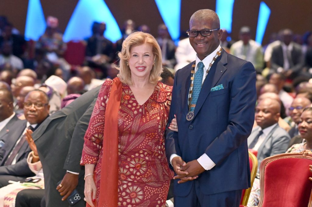 Rotary International, District 9101, Abidjan, Dominique Ouattara, paix, conférence, humanitaire, solidarité, Côte d'Ivoire, développement durable