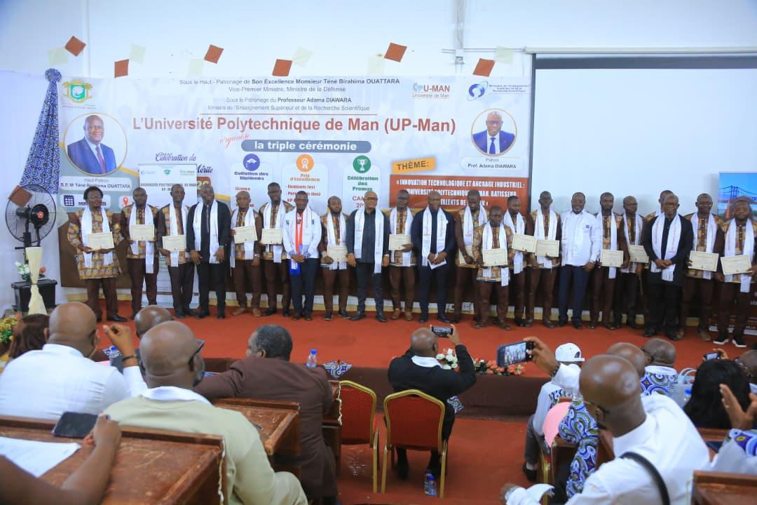 10 Universités en Côte d&rsquo;Ivoire : le vice-premier ministre Téné Ouattara célèbre l&rsquo;Excellence à l&rsquo;Université de Man et salue les actions du Chef de l&rsquo;État