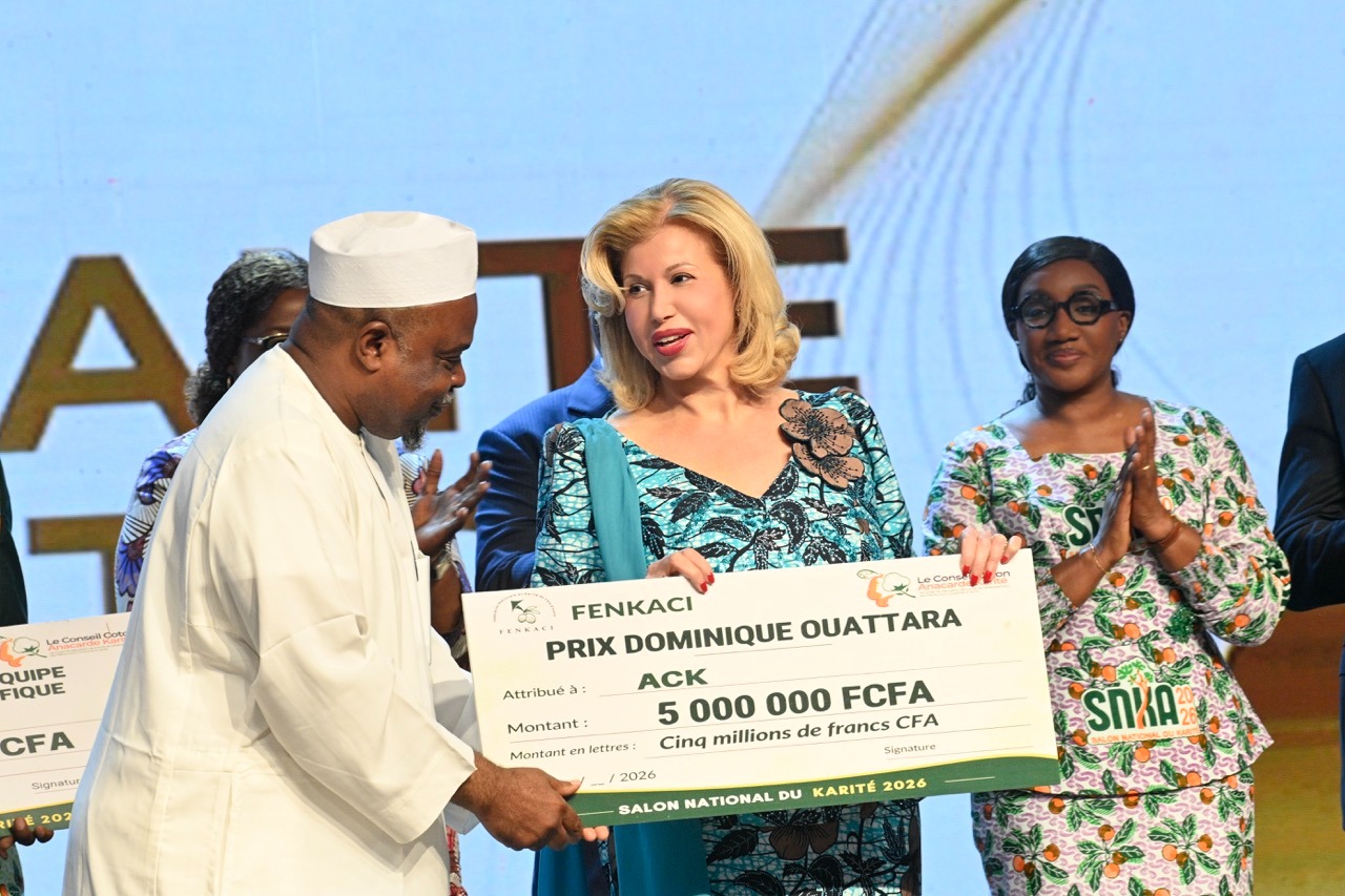 1ʳᵉ édition du salon national du Karité : Dominique Ouattara met « l&rsquo;or des femmes » au cœur de son combat